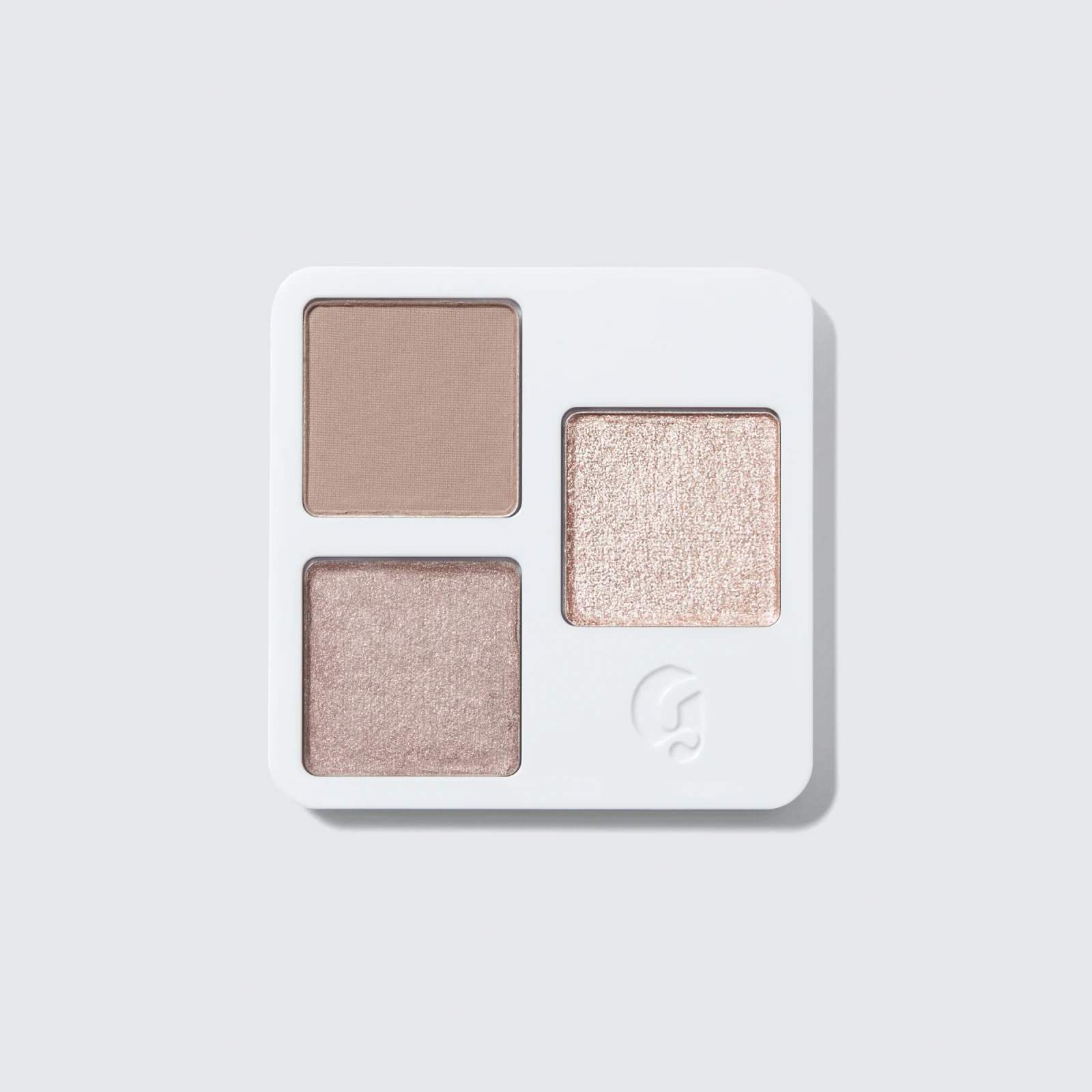 Glossier Monochromes Essential Eyeshadow Trio Palette Jute In Jute Refill