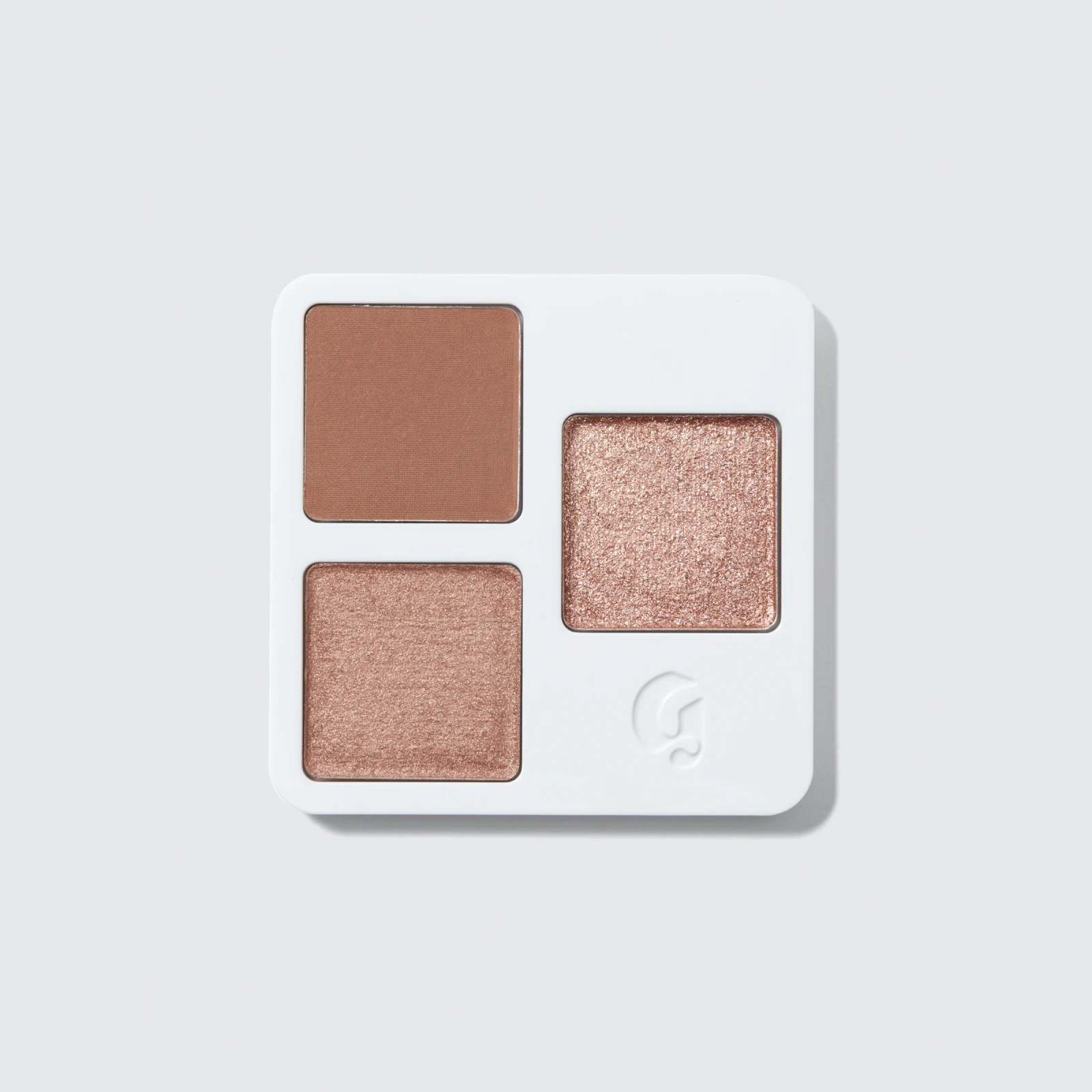 Glossier Monochromes Essential Eyeshadow Trio Palette Almond In Almond Refill