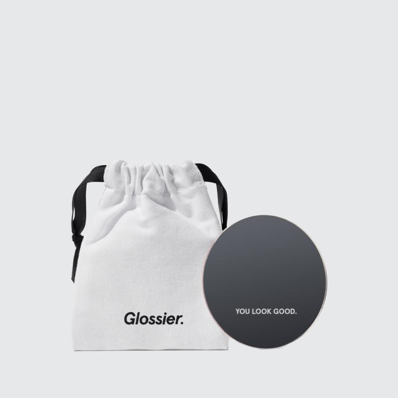 Glossier You Look Good Mirror In White